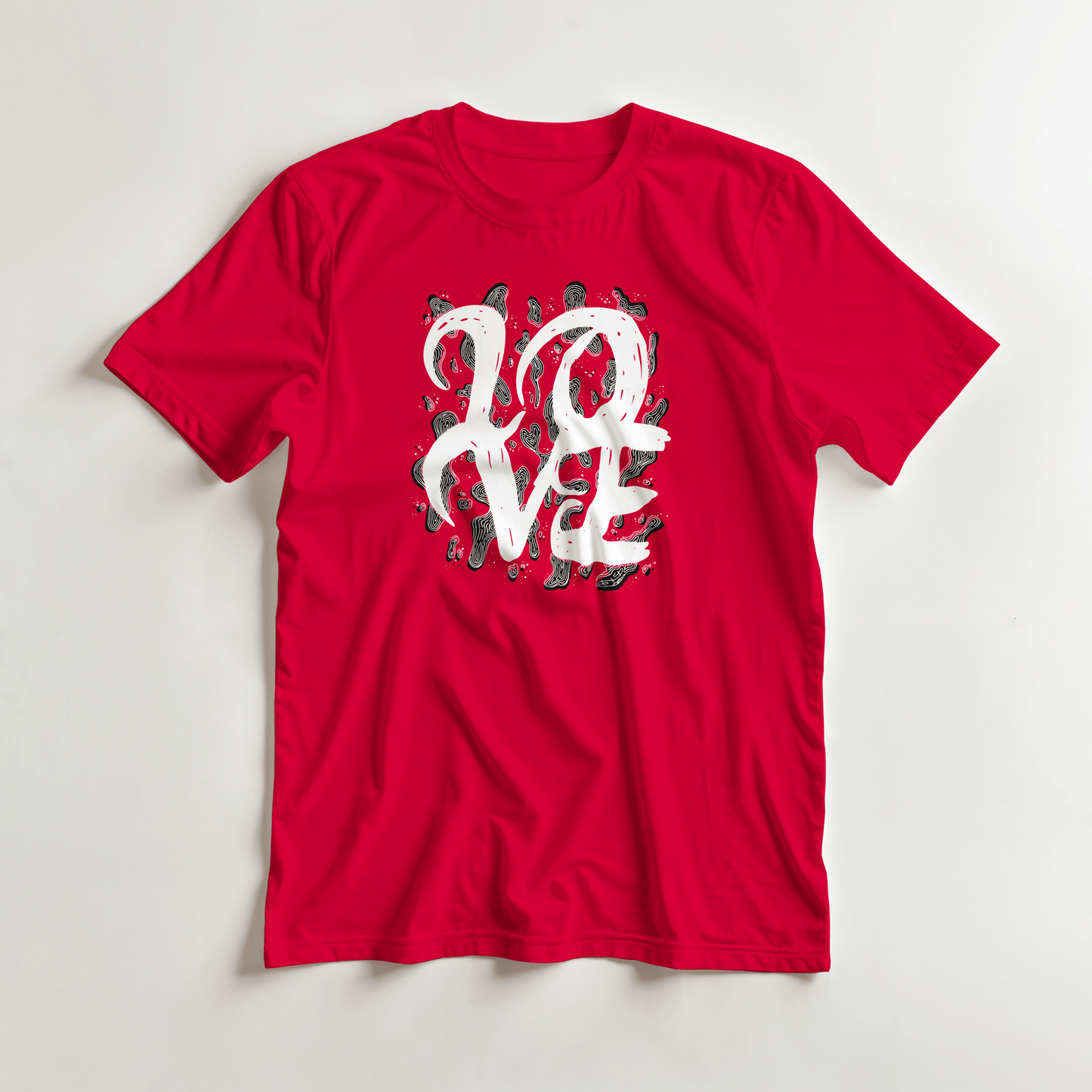 L.O.V.E - Heavyweight Unisex Crewneck T-shirt apparel
