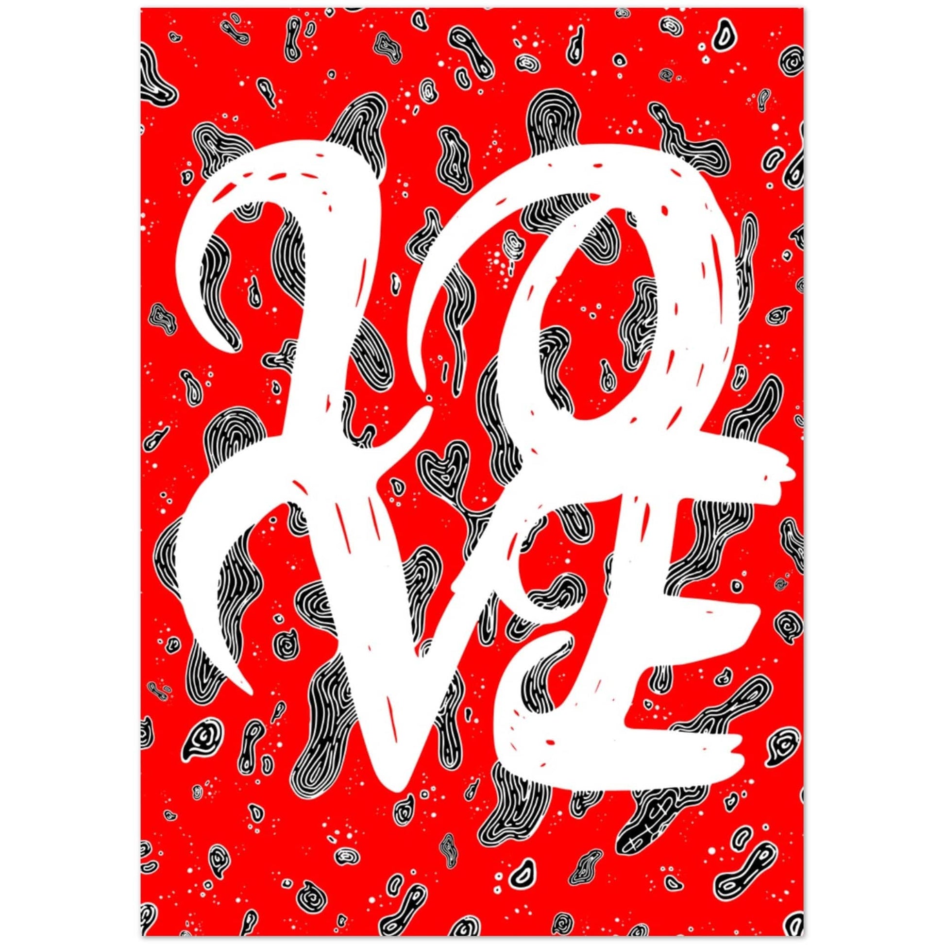 L.O.V.E - Pack of 10 Greeting Cards with Envelopes Print Material