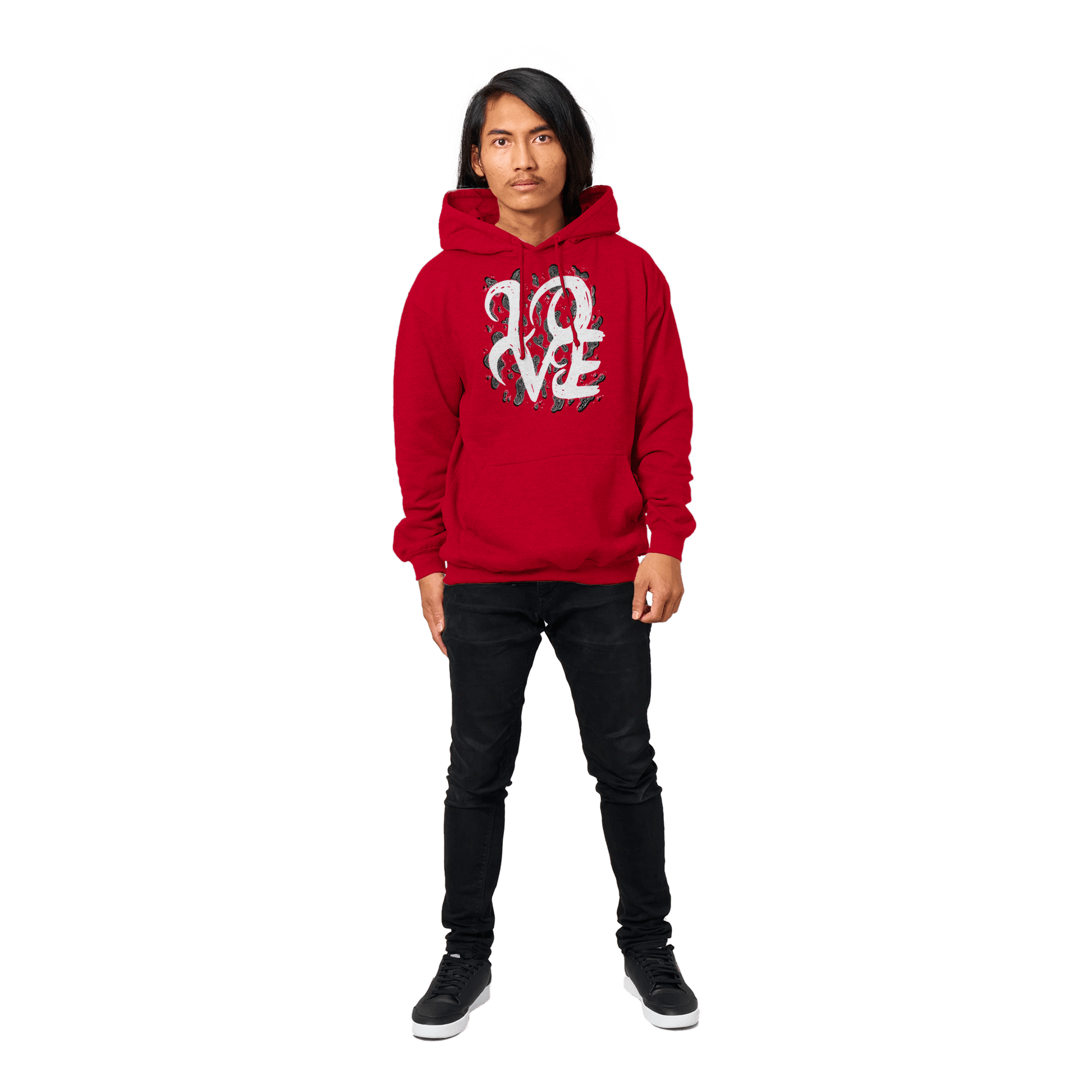 L.O.V.E (Red Edition) - Premium Unisex Pullover Hoodie apparel