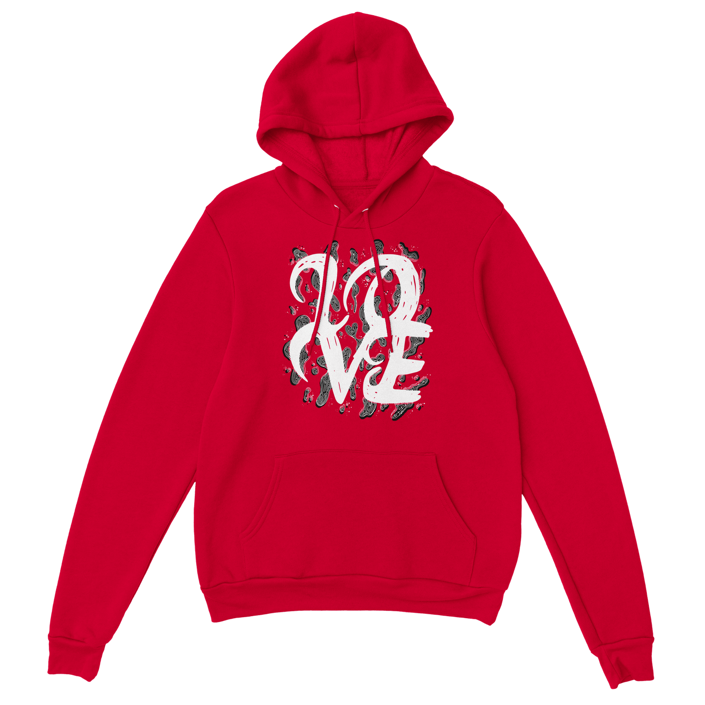 L.O.V.E (Red Edition) - Premium Unisex Pullover Hoodie apparel S