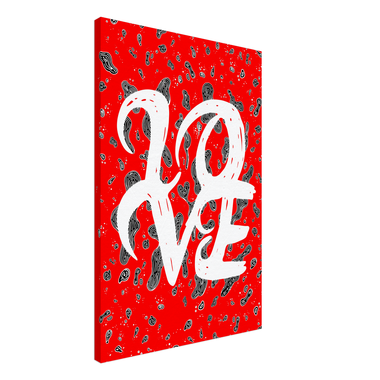 L.O.V.E - Typography Illustration Print Art Prints