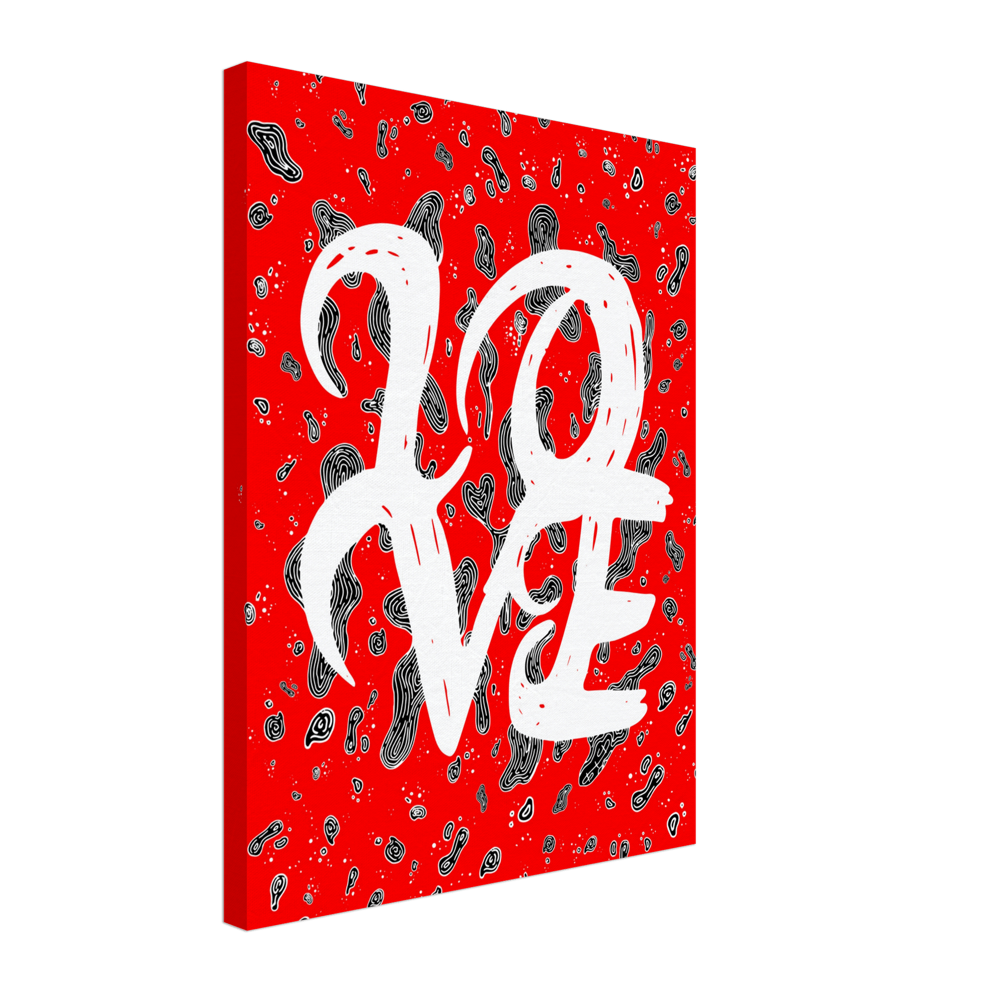 L.O.V.E - Typography Illustration Print Art Prints