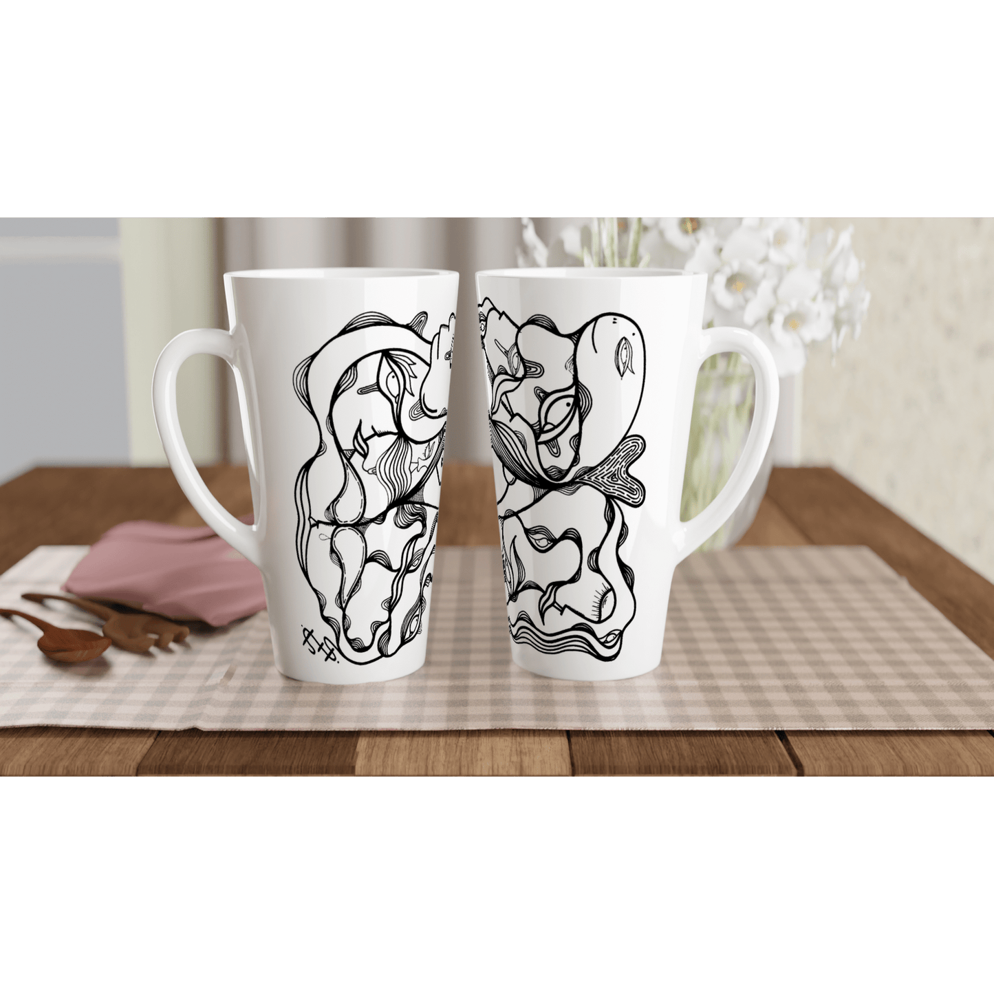 Let The Sun Shine Bright - White Latte 17oz Ceramic Mug Mugs