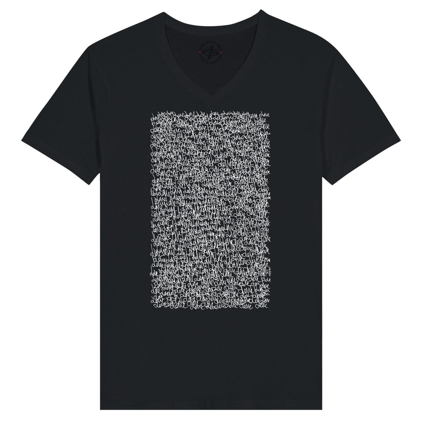 Little Loves - Premium Unisex V-Neck T-shirt apparel Black / S