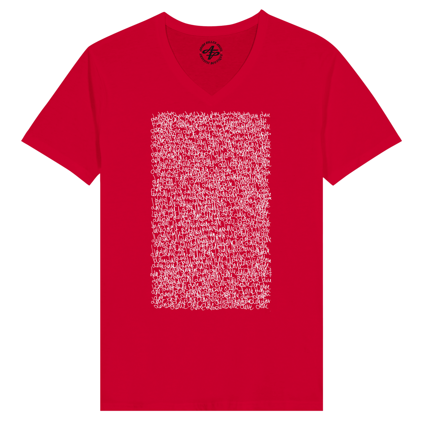 Little Loves - Premium Unisex V-Neck T-shirt apparel Red / S