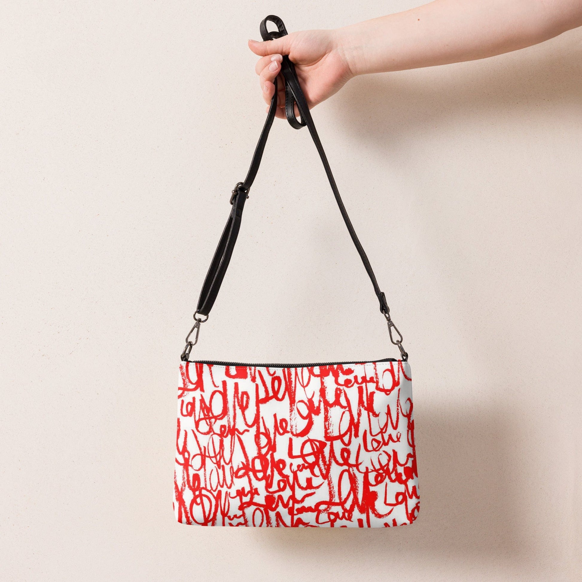 Love Letters - Abstract Typography Crossbody bag Crossbody bag