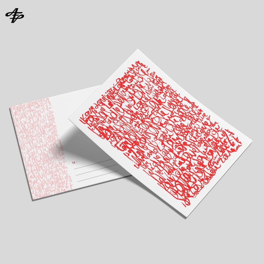 Love Letters - Pack of 10 Postcards With Envelopes Print Material