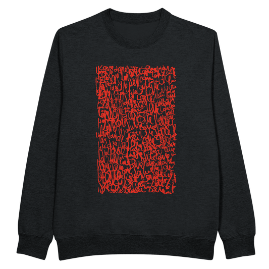 Love Letters - Premium Unisex Crewneck Sweatshirt apparel Black / S