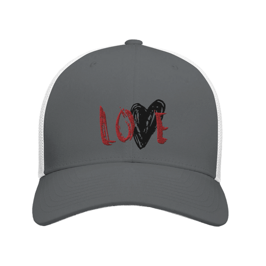 Love - Trucker Cap apparel charcoal  white