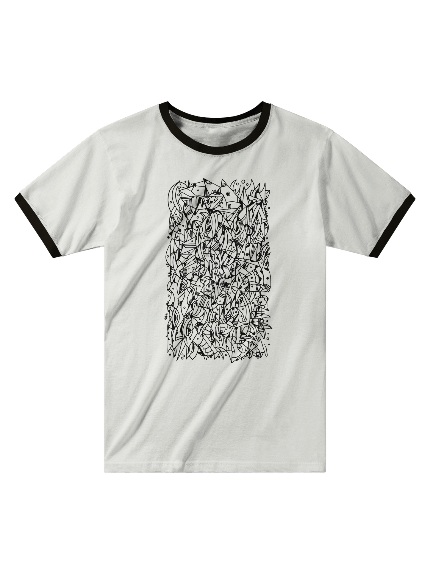 Mental Eclipse - Unisex Ringer T-shirt apparel