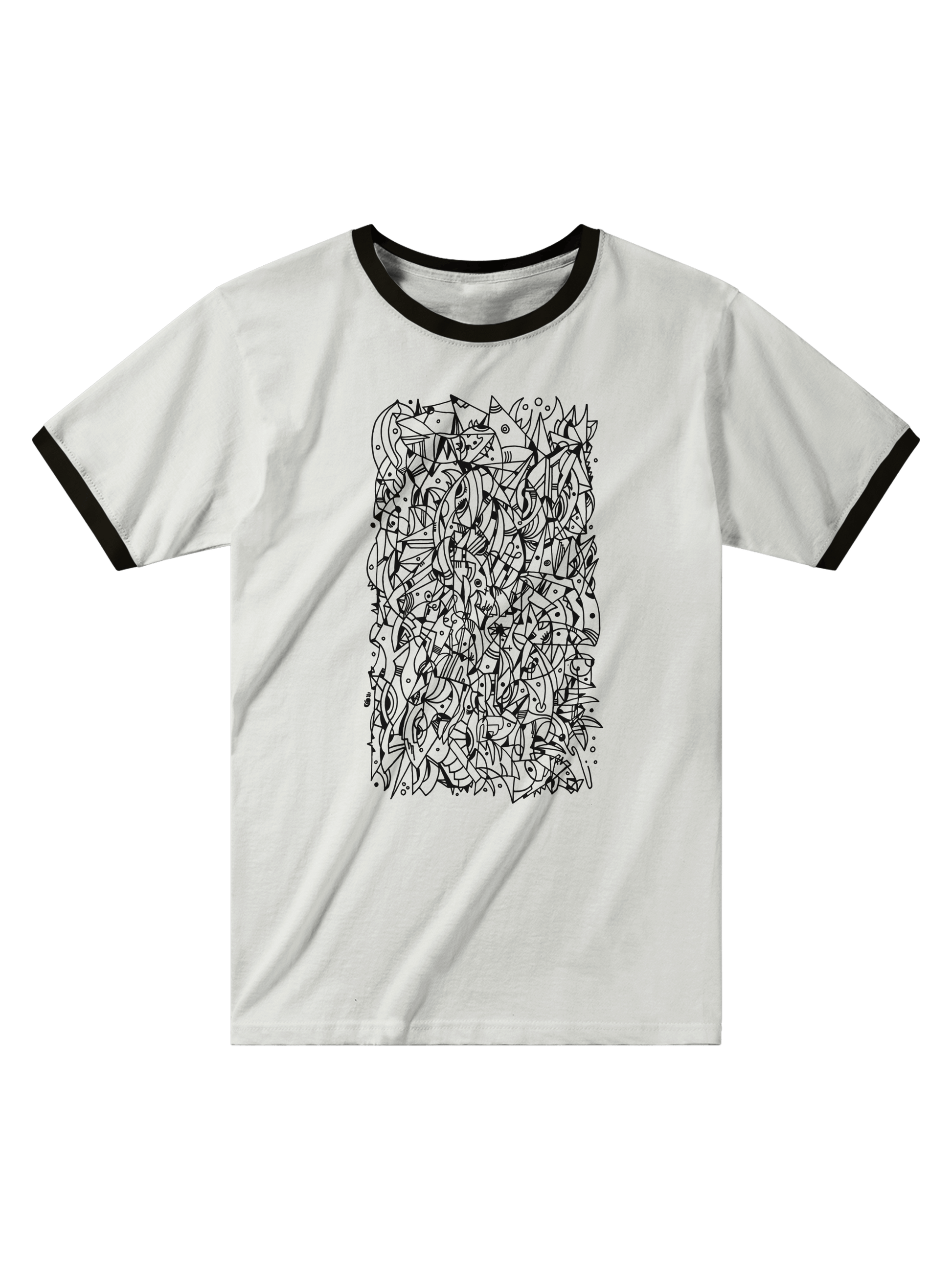 Mental Eclipse - Unisex Ringer T-shirt apparel