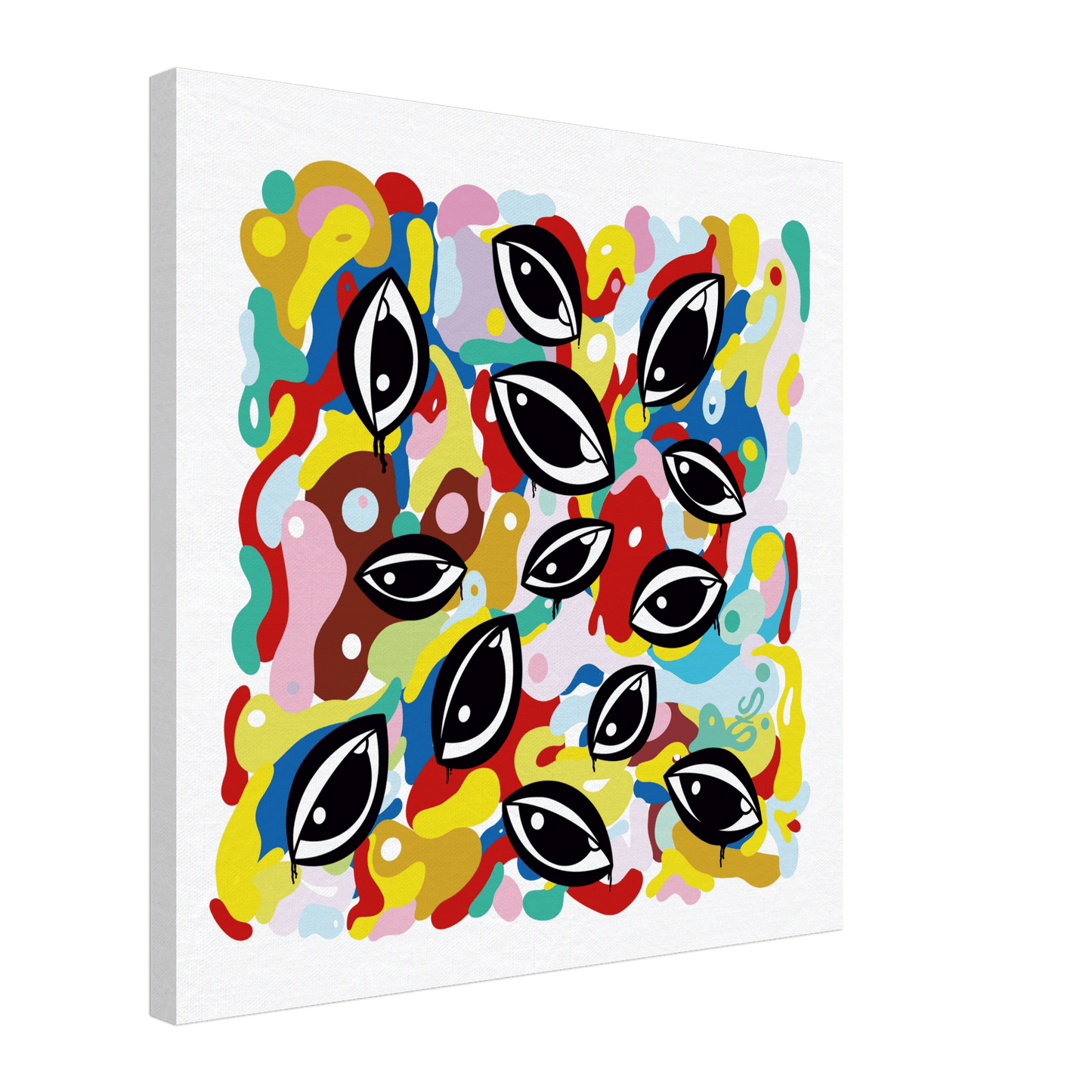 Murealize V.1 (White Edition) - Wall Art Print Print Material 60x60 cm / 24x24″ / Canvas