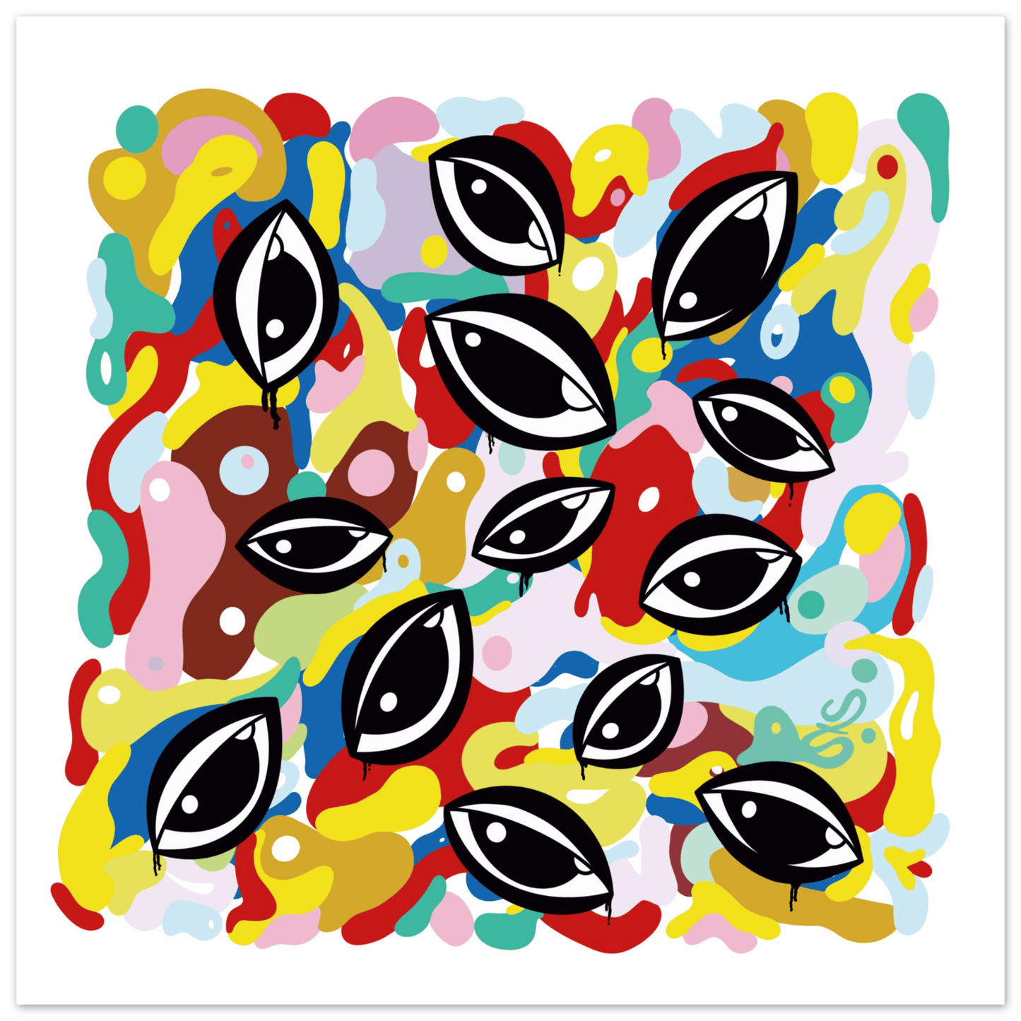 Murealize V.1 (White Edition) - Wall Art Print Print Material 70x70 cm / 28x28″ / Fine Art Poster