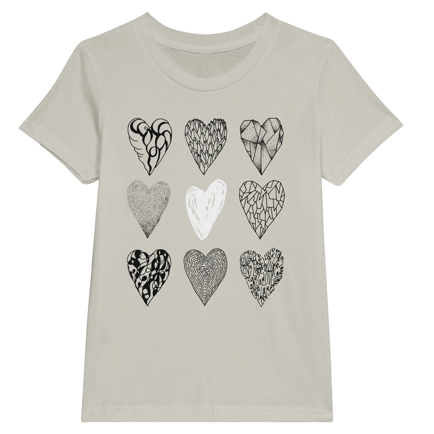 Nine of Hearts - Premium Kids Crewneck T-shirt apparel