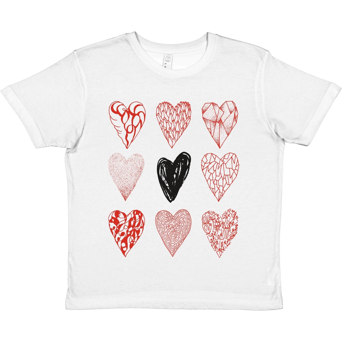 Nine of Hearts - Premium Kids Crewneck T-shirt apparel