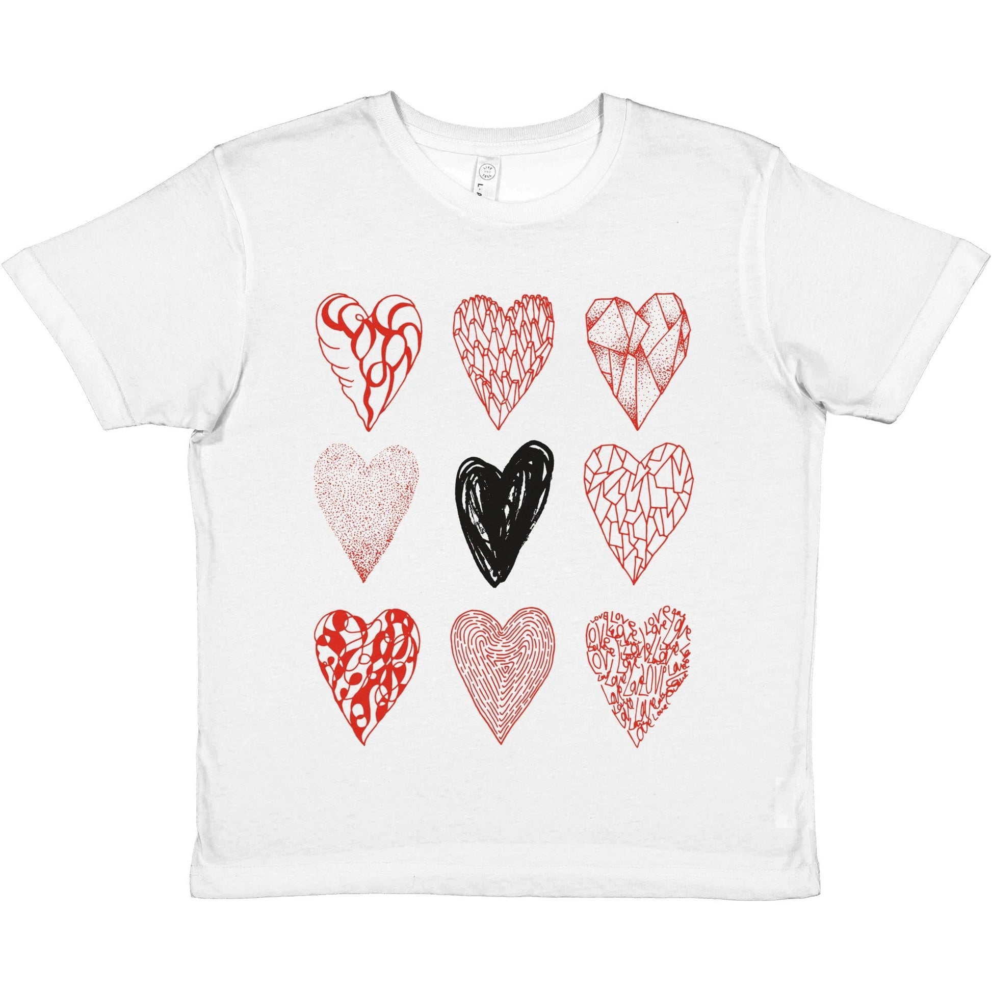 Nine of Hearts - Premium Kids Crewneck T-shirt apparel