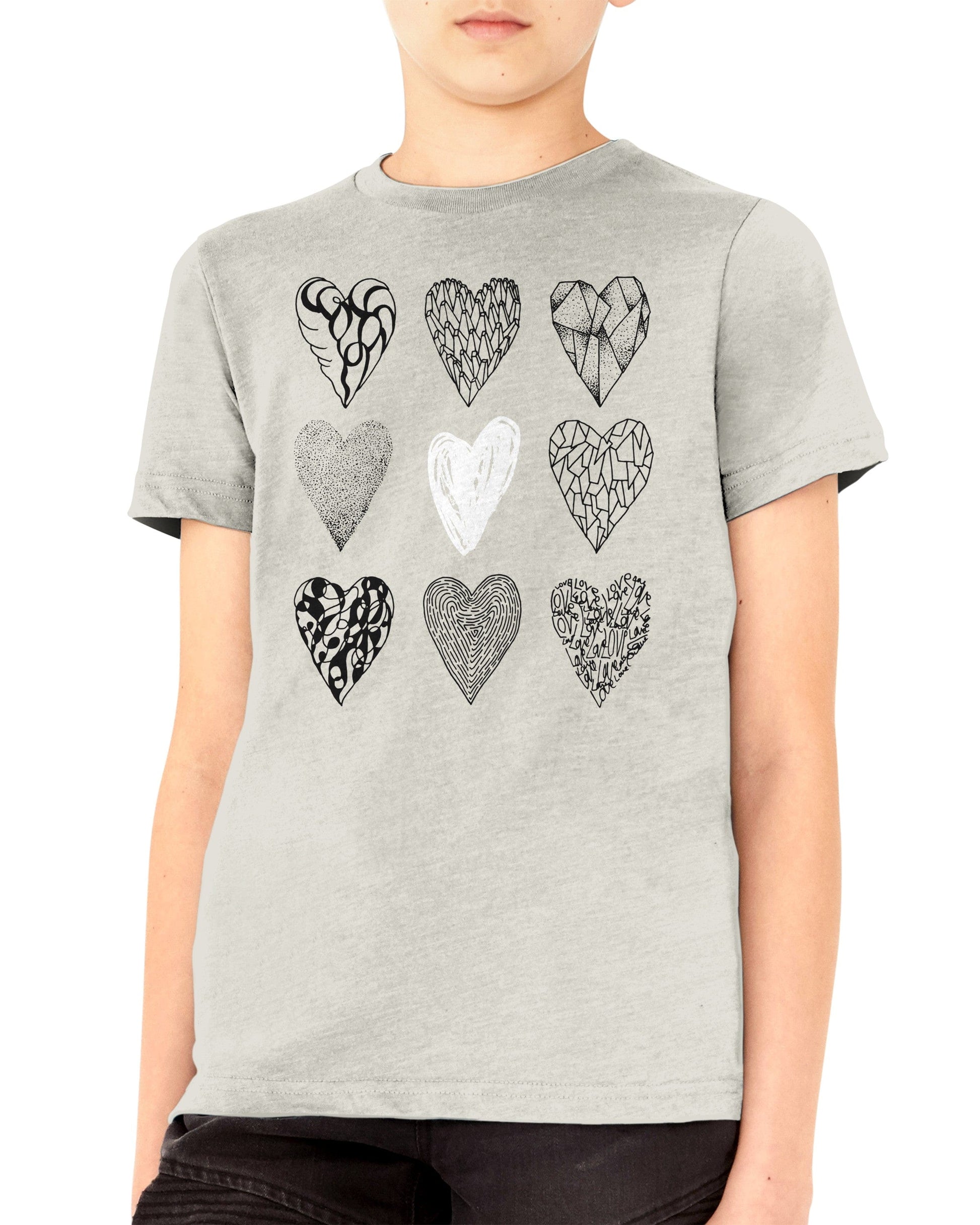 Nine of Hearts - Premium Kids Crewneck T-shirt apparel