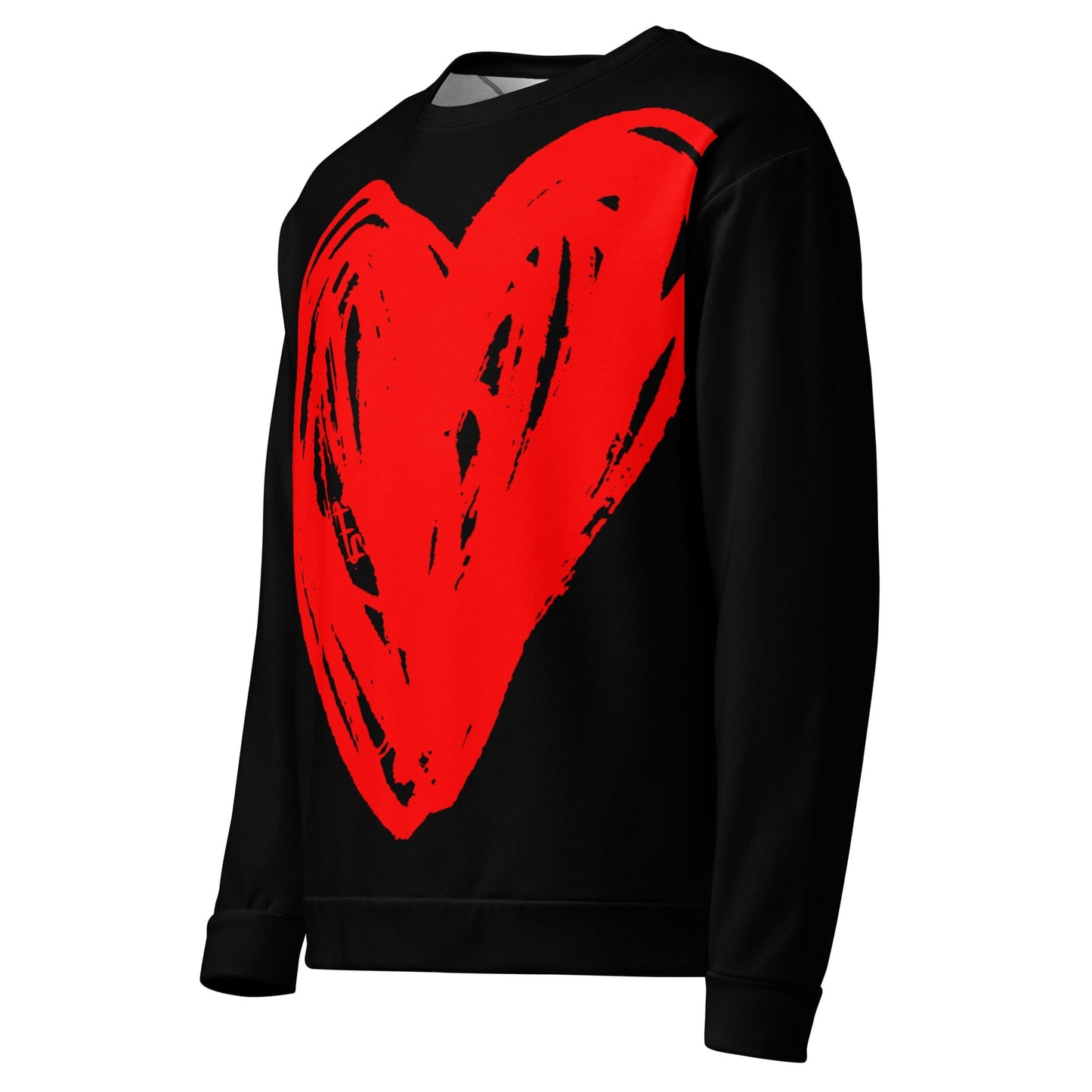 Really Big Red Heart - All Over Print Unisex Sweatshirt apparel