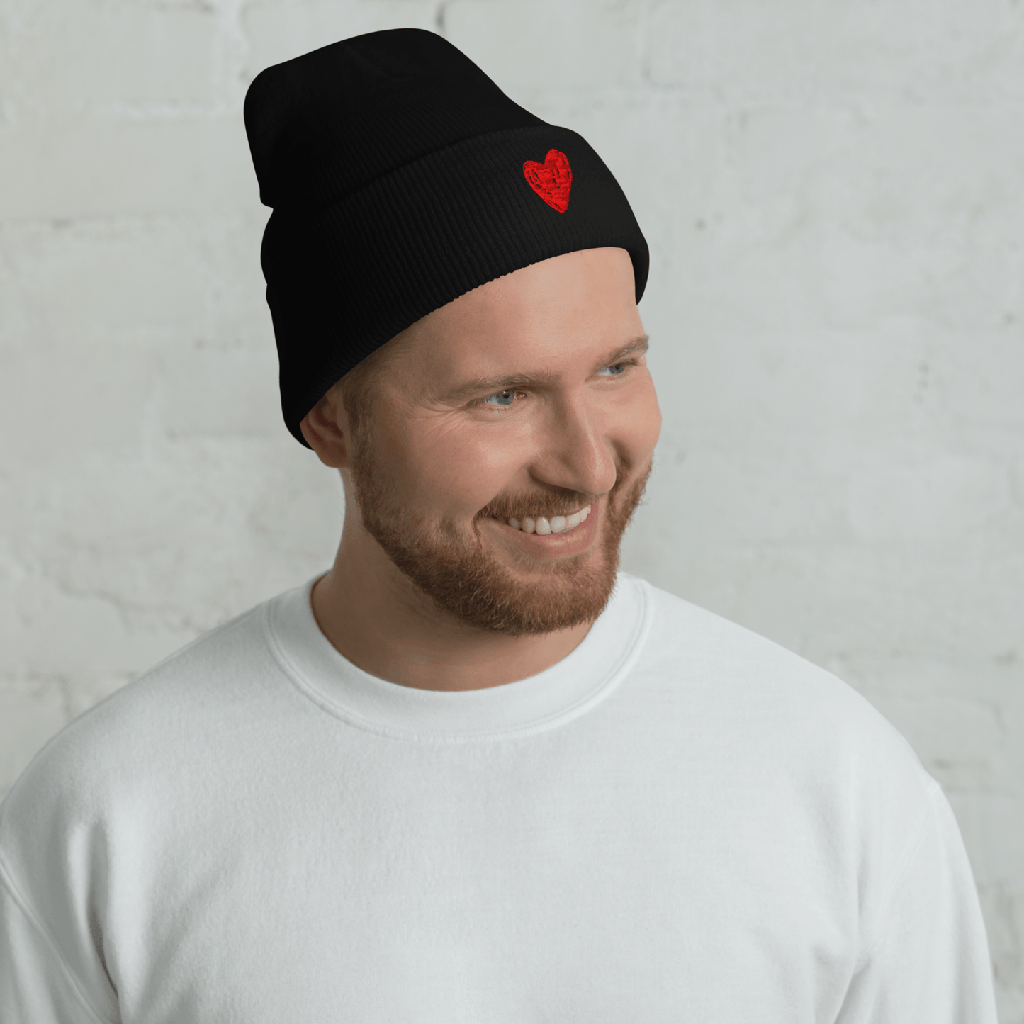 Red Heart - Cuffed Beanie apparel