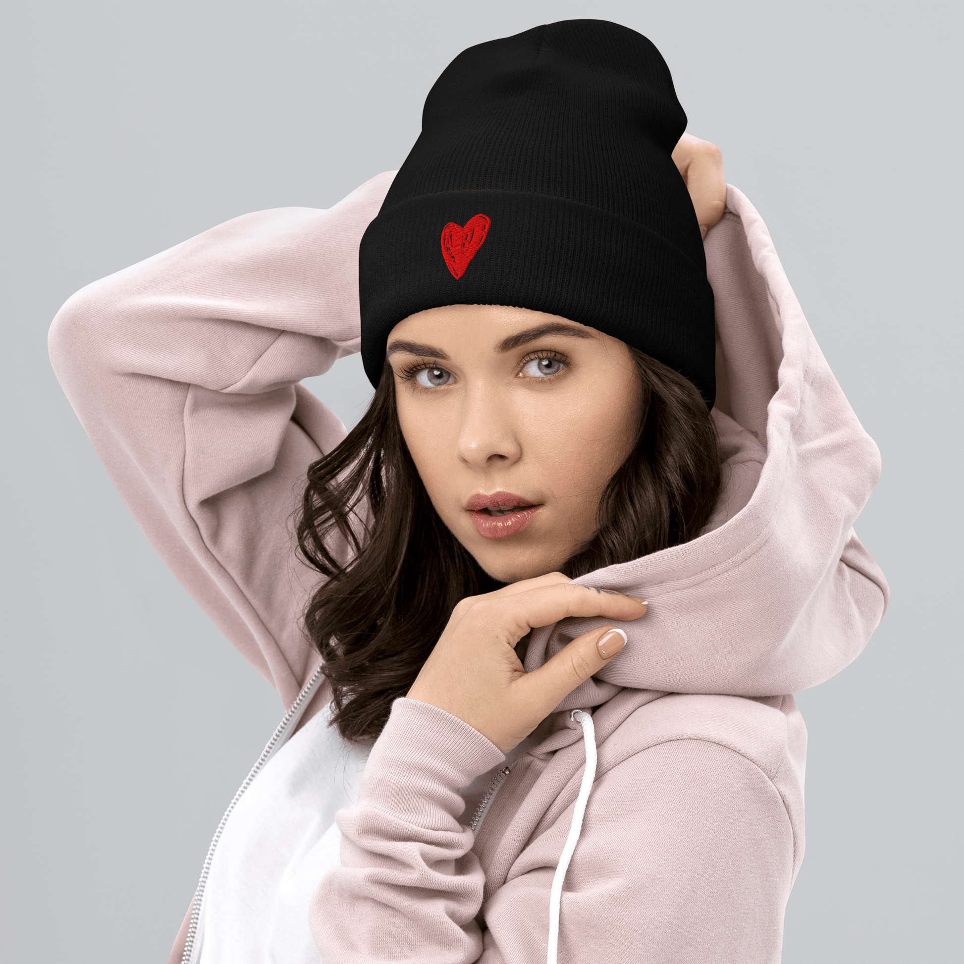 Red Heart - Cuffed Beanie apparel