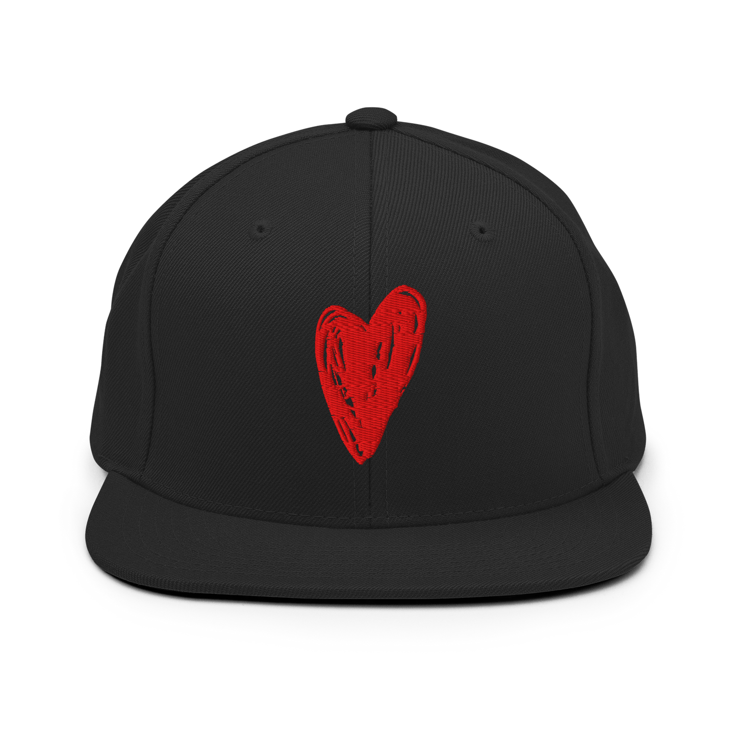 Red Heart - Snapback Hat apparel