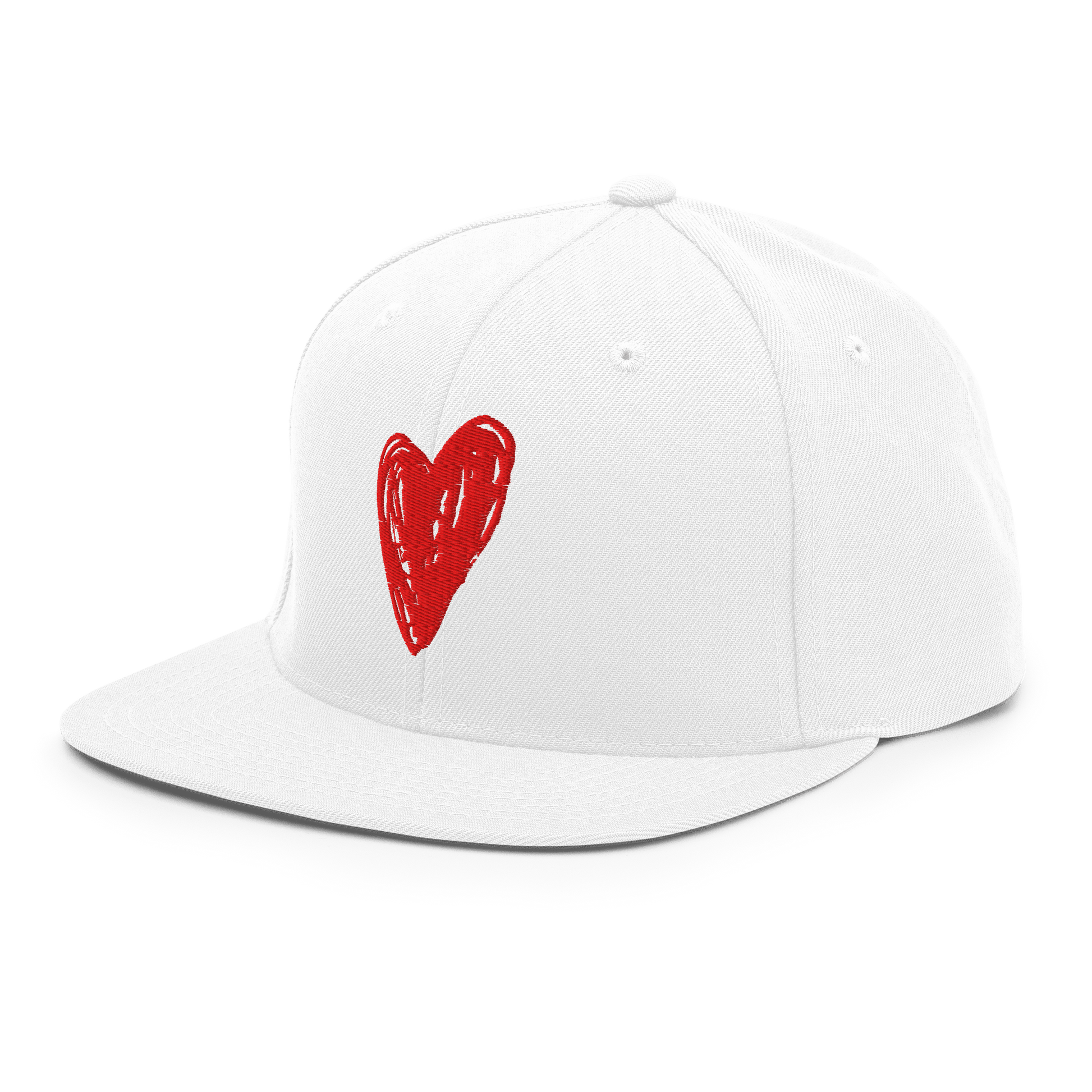 Red Heart - Snapback Hat apparel
