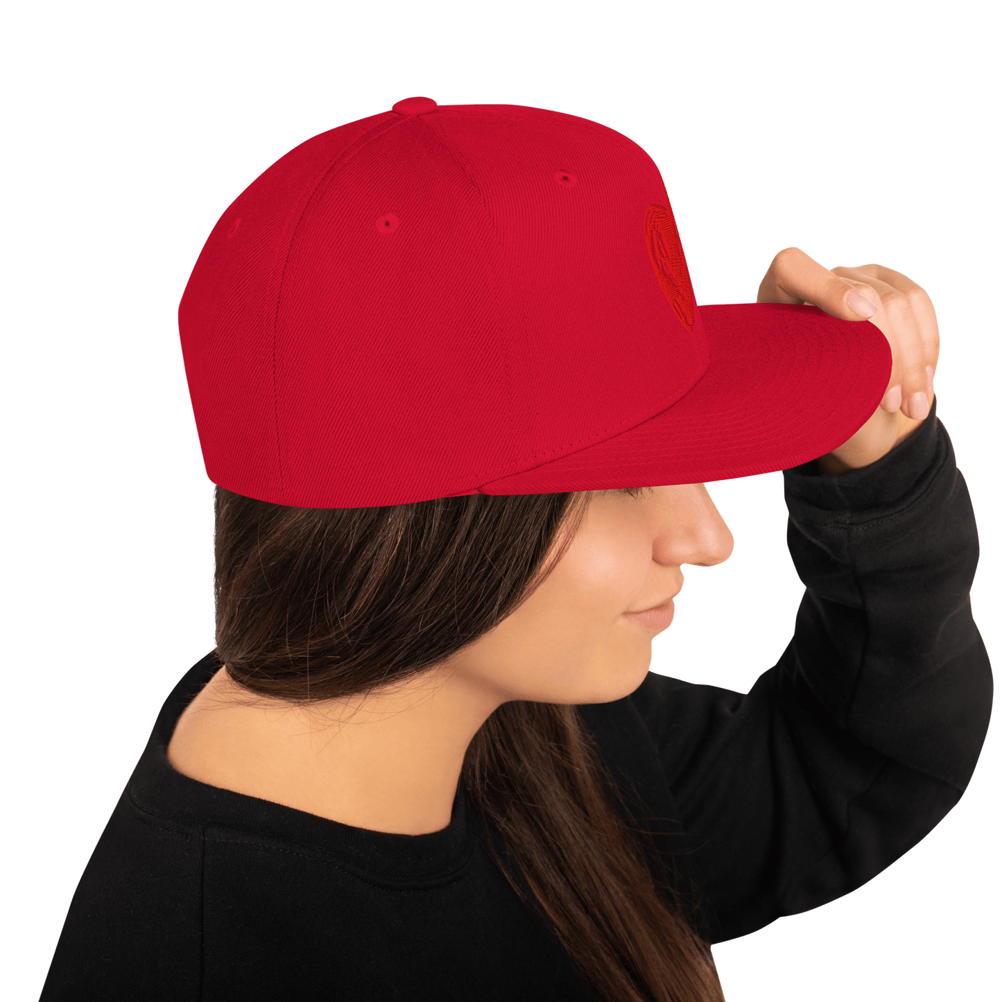 Red Heart - Snapback Hat apparel