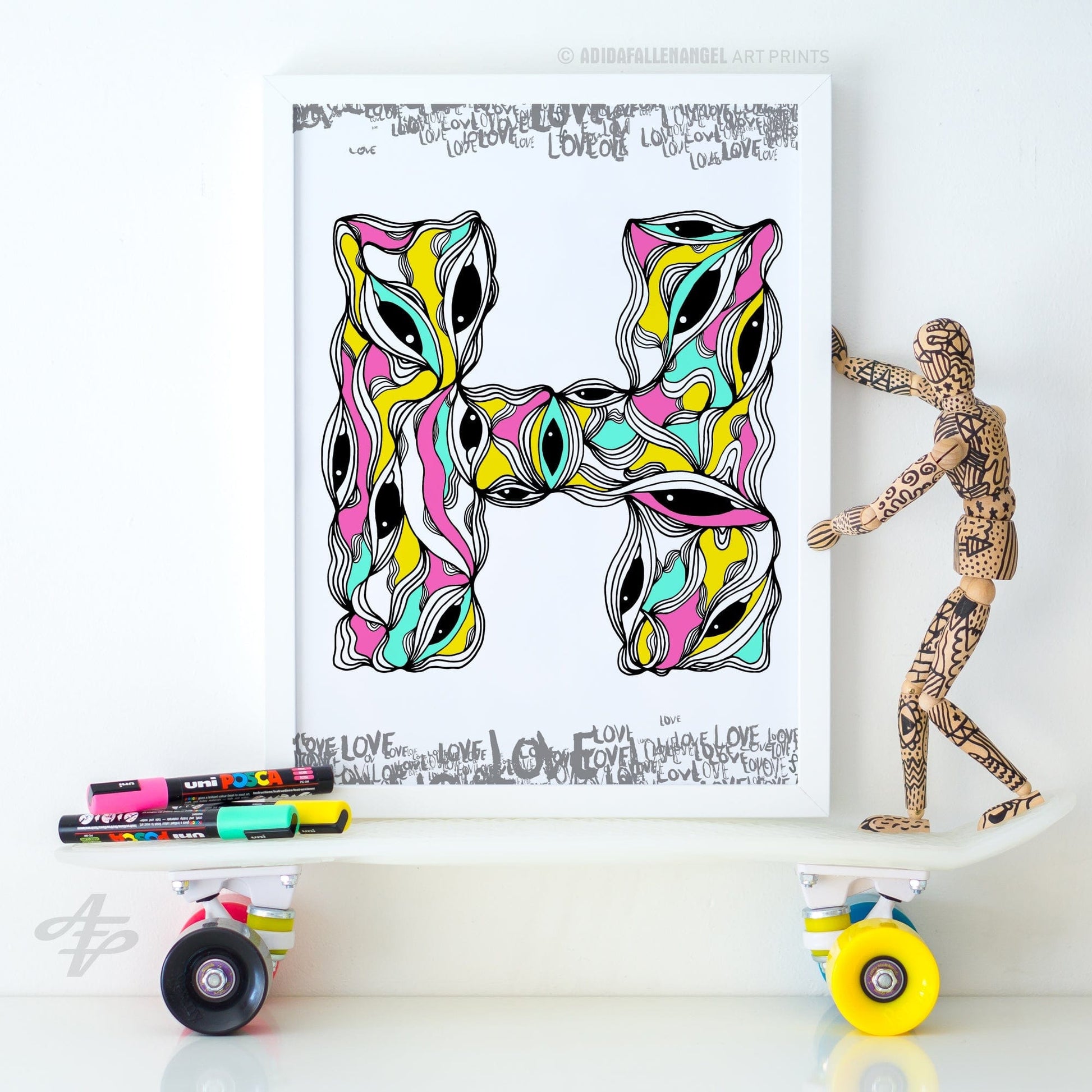 The Alphabet Coloring Book – Handcrafted Designs for Creativity and Fun Print Material