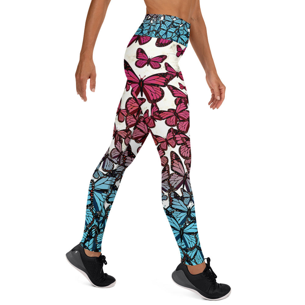 The Butterflies - Yoga Leggings Yoga Leggings