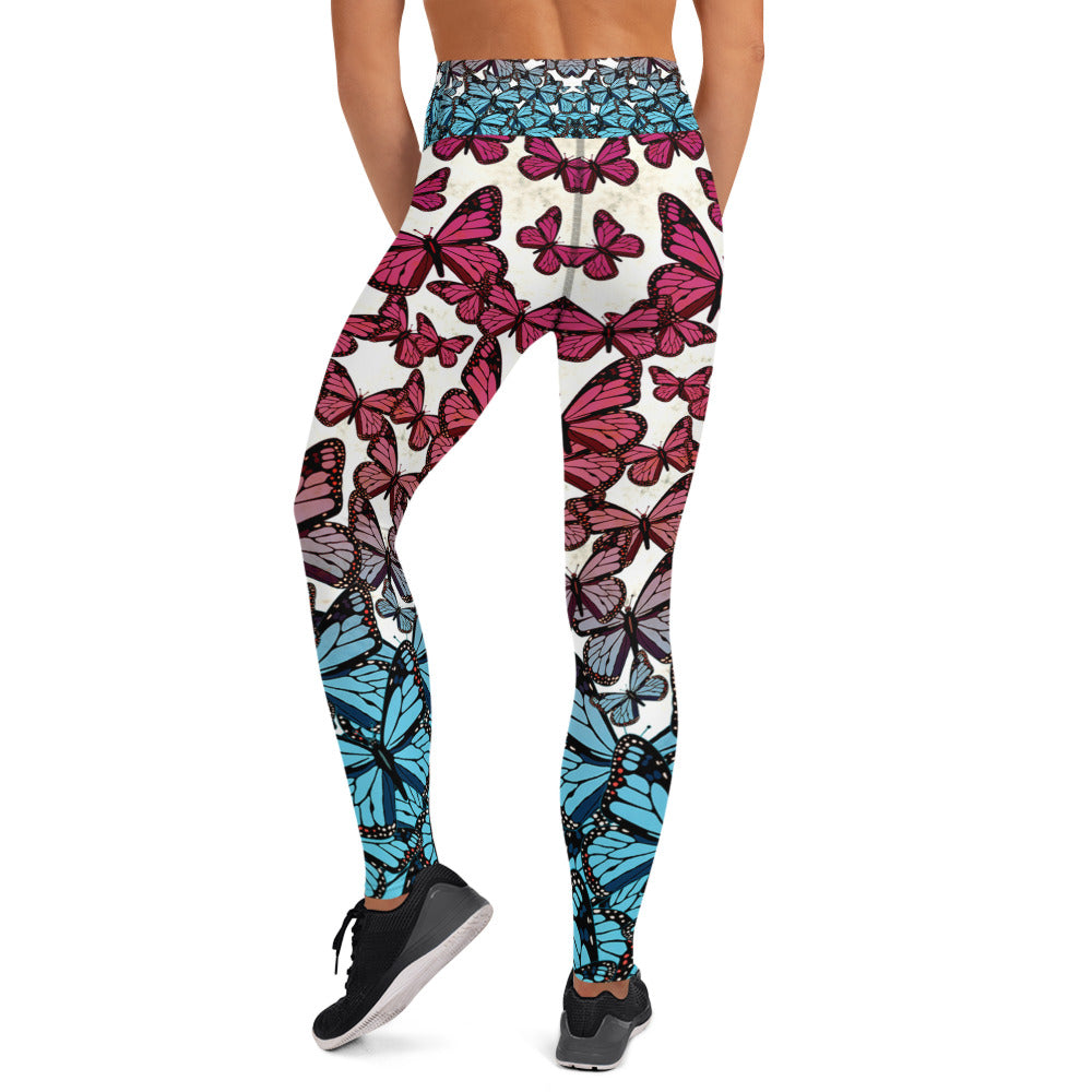 The Butterflies - Yoga Leggings Yoga Leggings