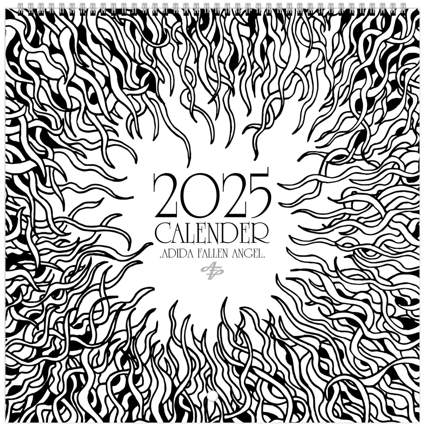 The Circle of Lines - Wall calendar 2025 Print Material