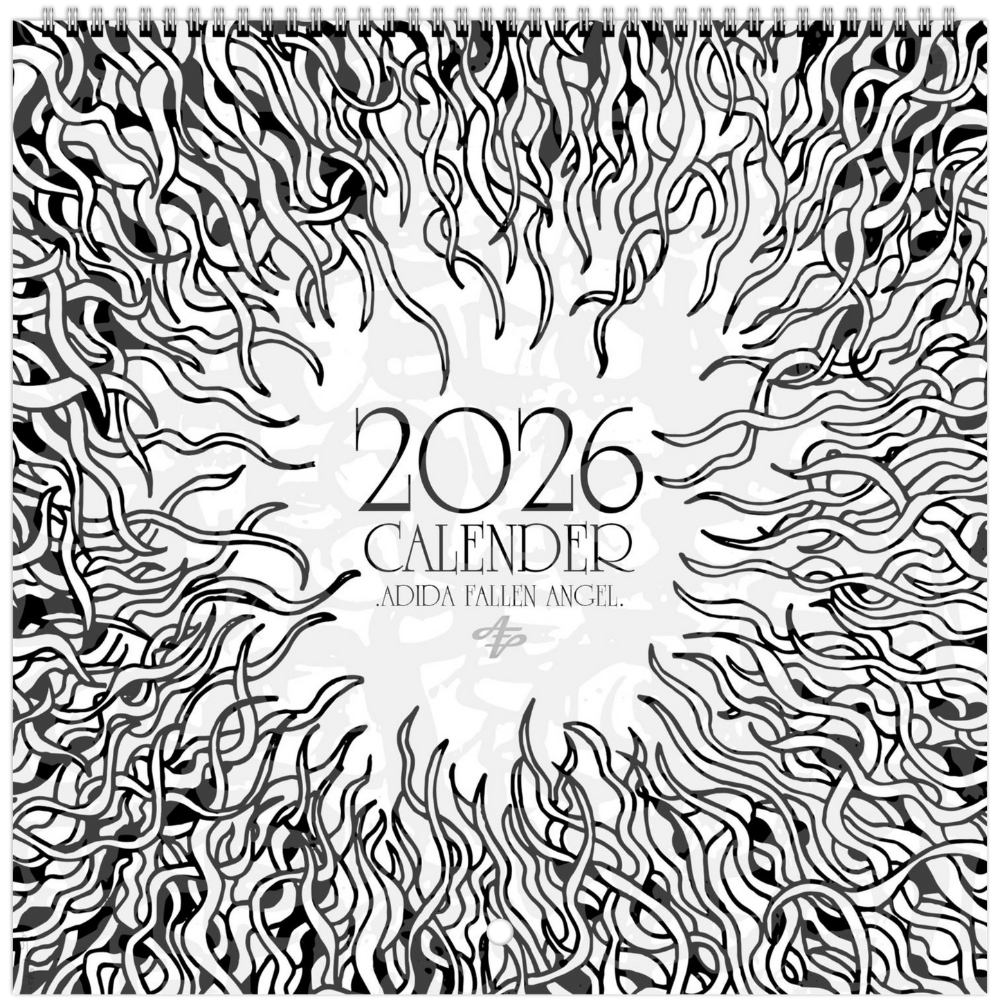The Circle of Lines - Wall calendar 2026 Print Material