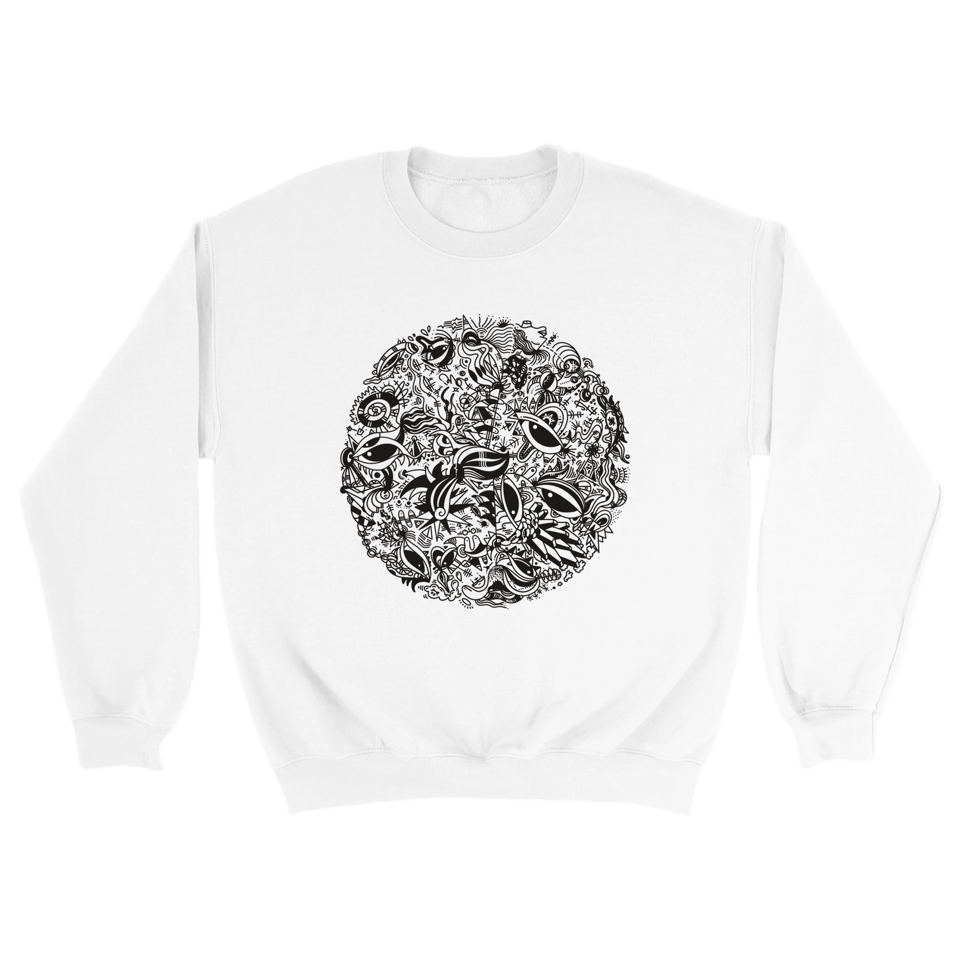 The Endless Doodle - Classic Unisex Crewneck Sweatshirt Print Material