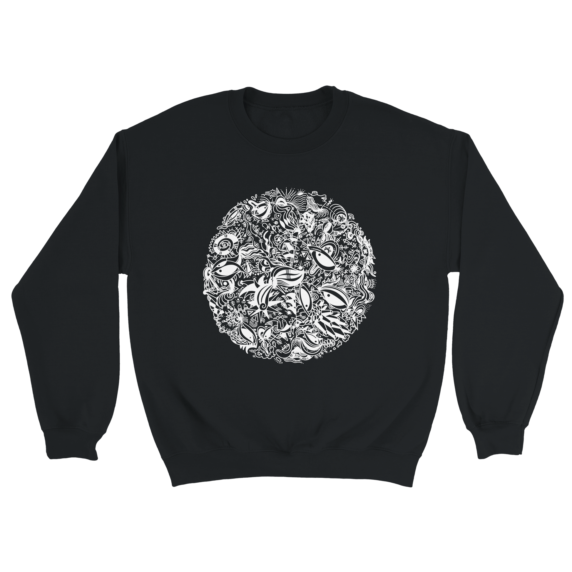 The Endless Doodle - Classic Unisex Crewneck Sweatshirt Print Material
