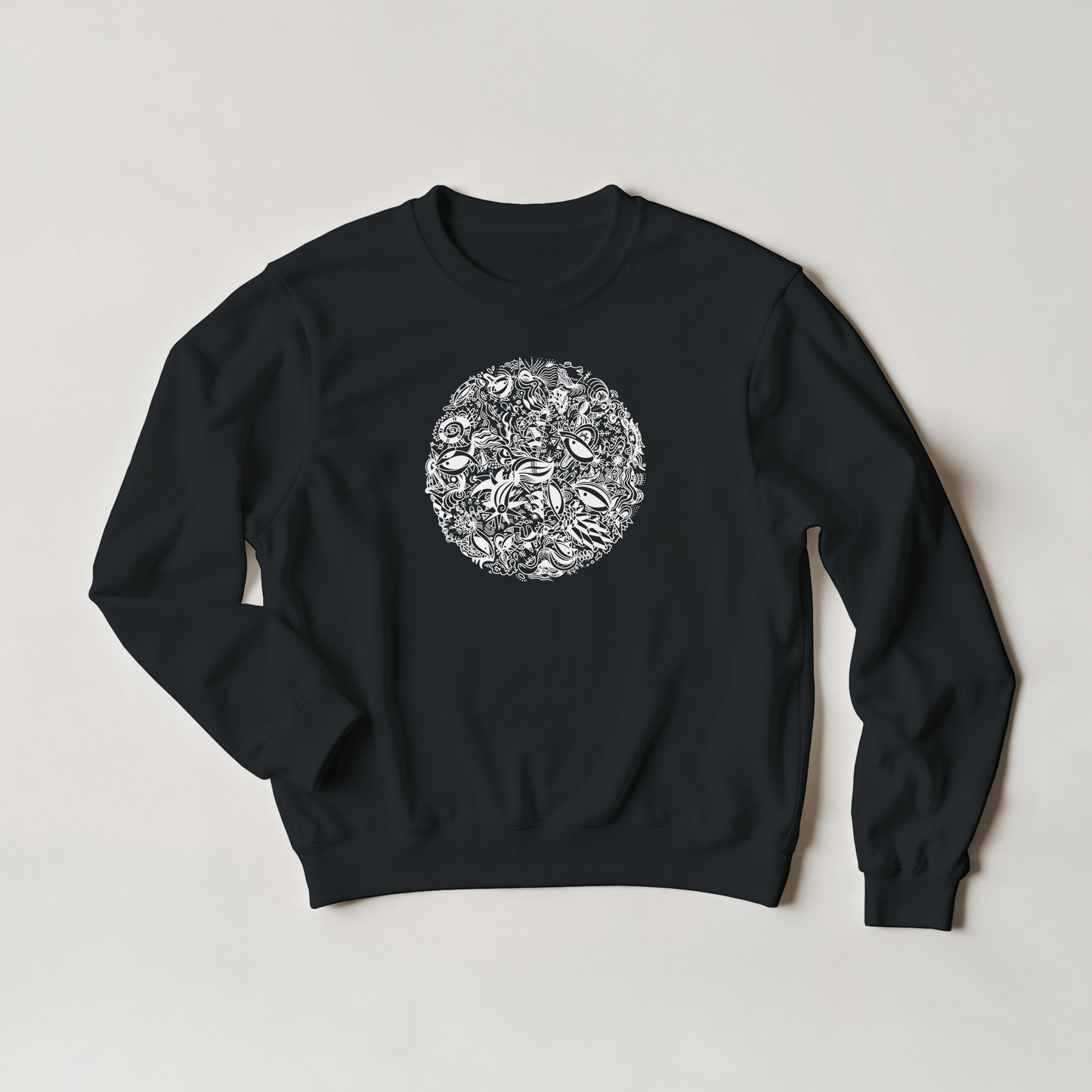 The Endless Doodle - Classic Unisex Crewneck Sweatshirt Print Material