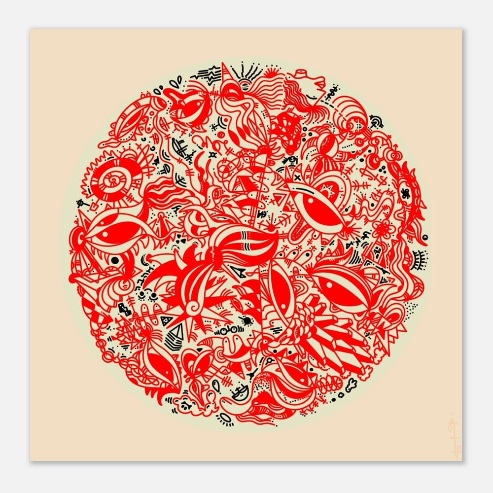 The Endless V.1 (Colored Edition) - Wall Art Print Art Prints