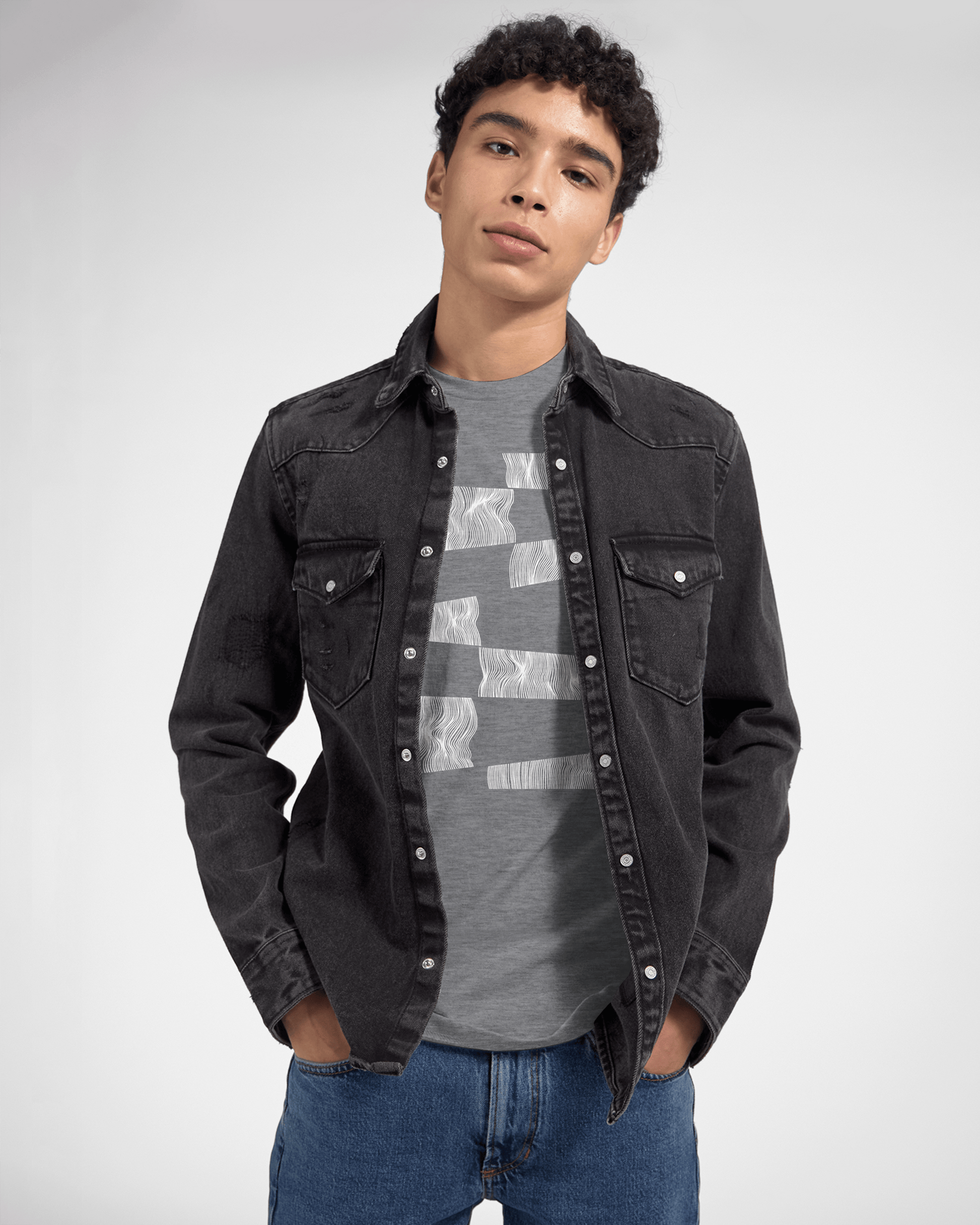 The Line Breaker - Men's Fitted T-Shirt apparel