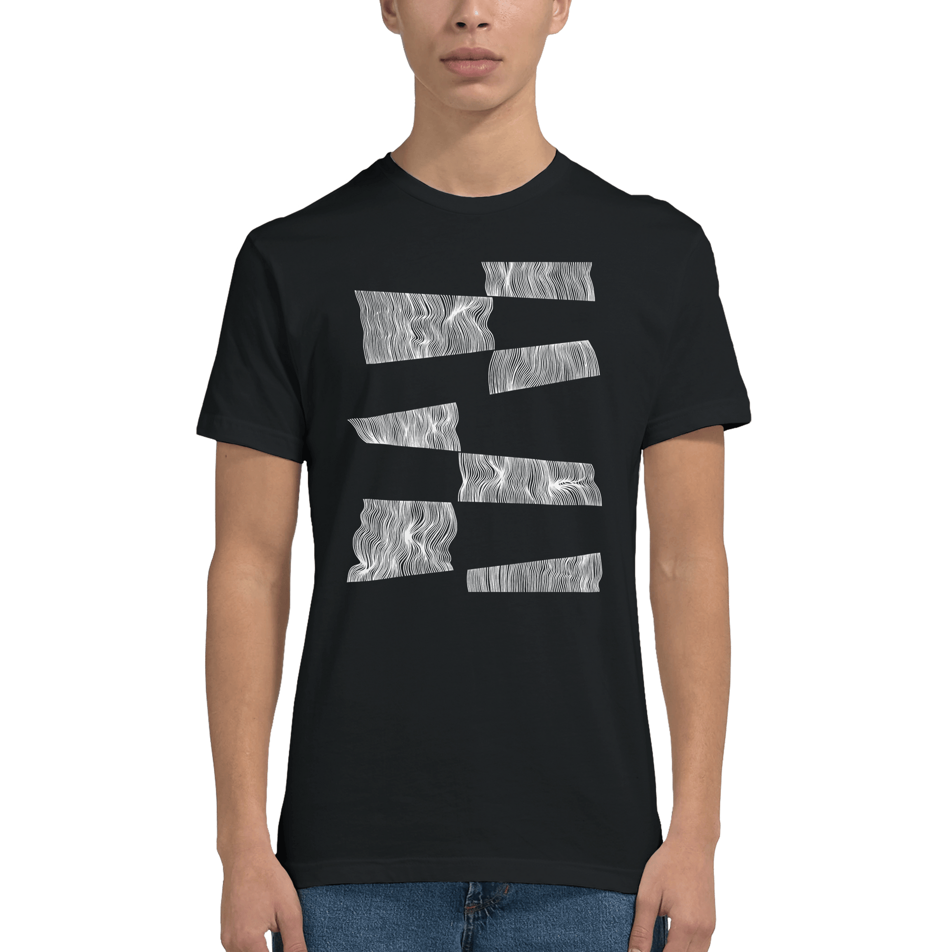 The Line Breaker - Men's Fitted T-Shirt apparel