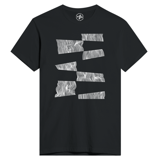 The Line Breaker - Men's Fitted T-Shirt apparel Black / S