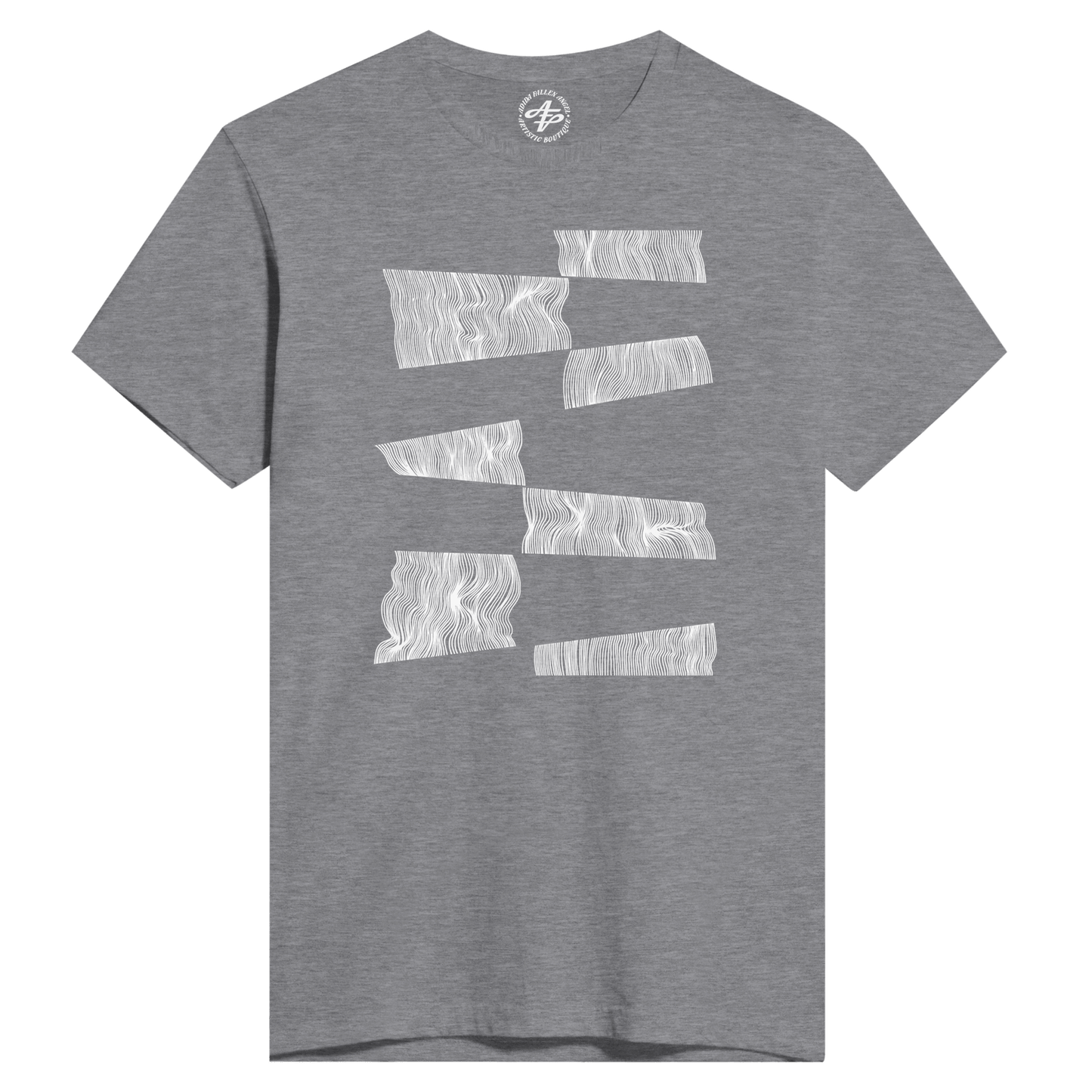 The Line Breaker - Men's Fitted T-Shirt apparel Heather Gray / S