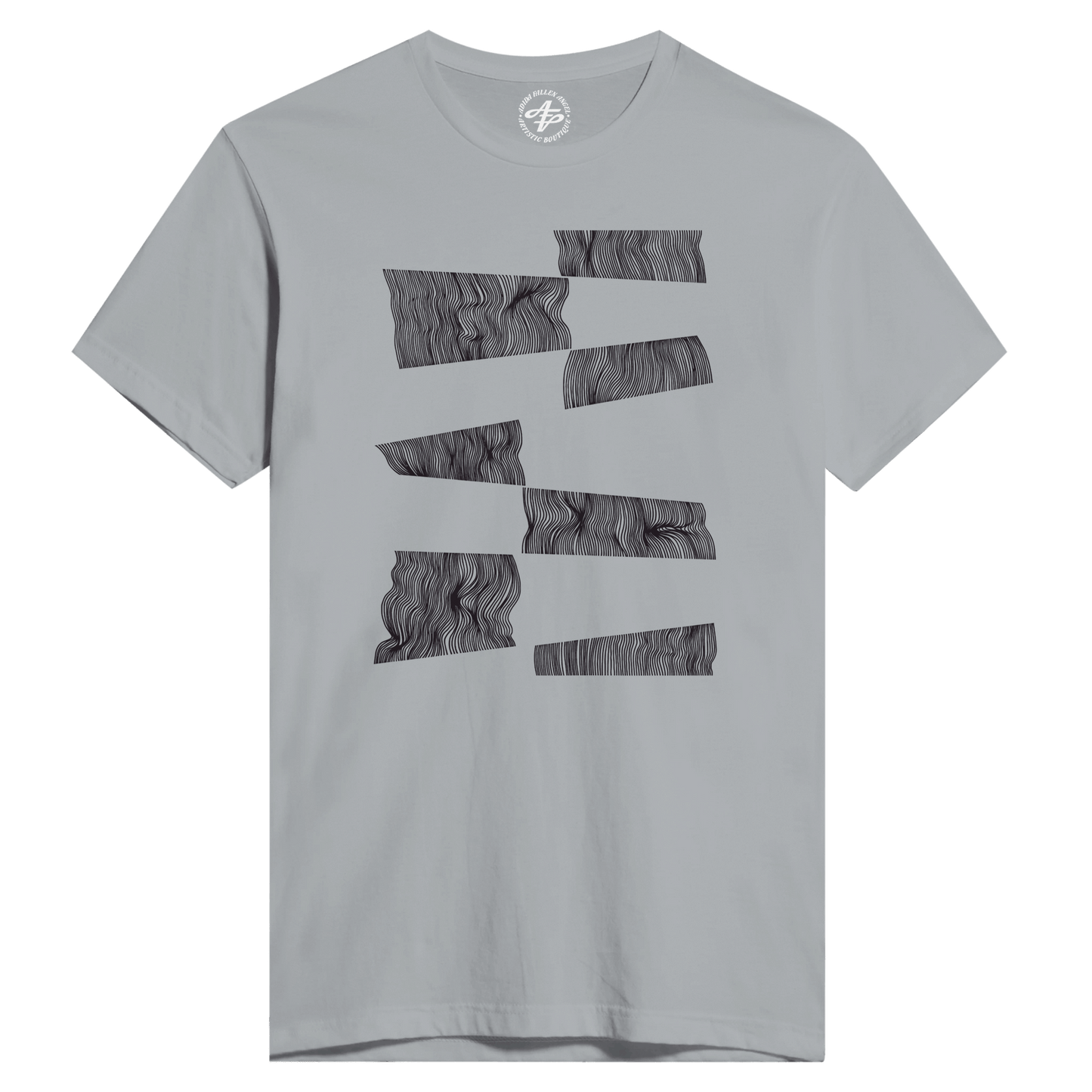 The Line Breaker - Men's Fitted T-Shirt apparel light gray / S