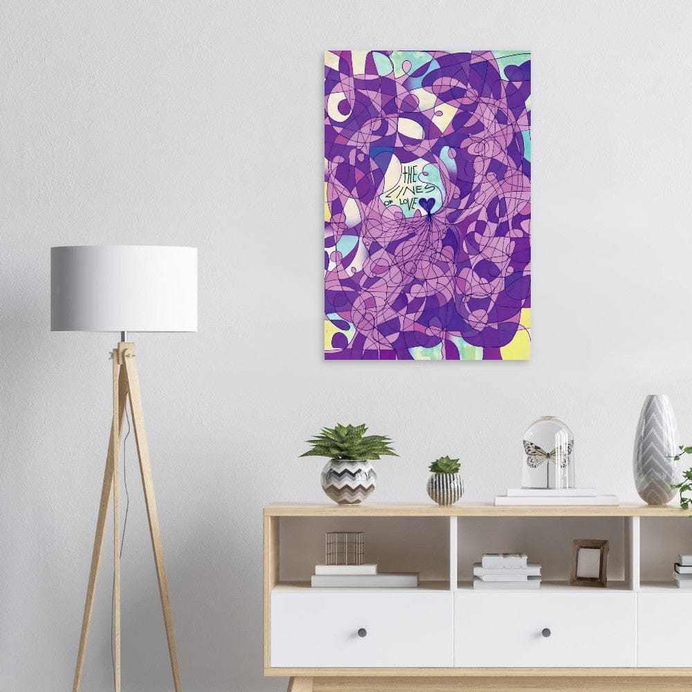 The Lines of Love (Color Edition) - Wall art print Art Prints