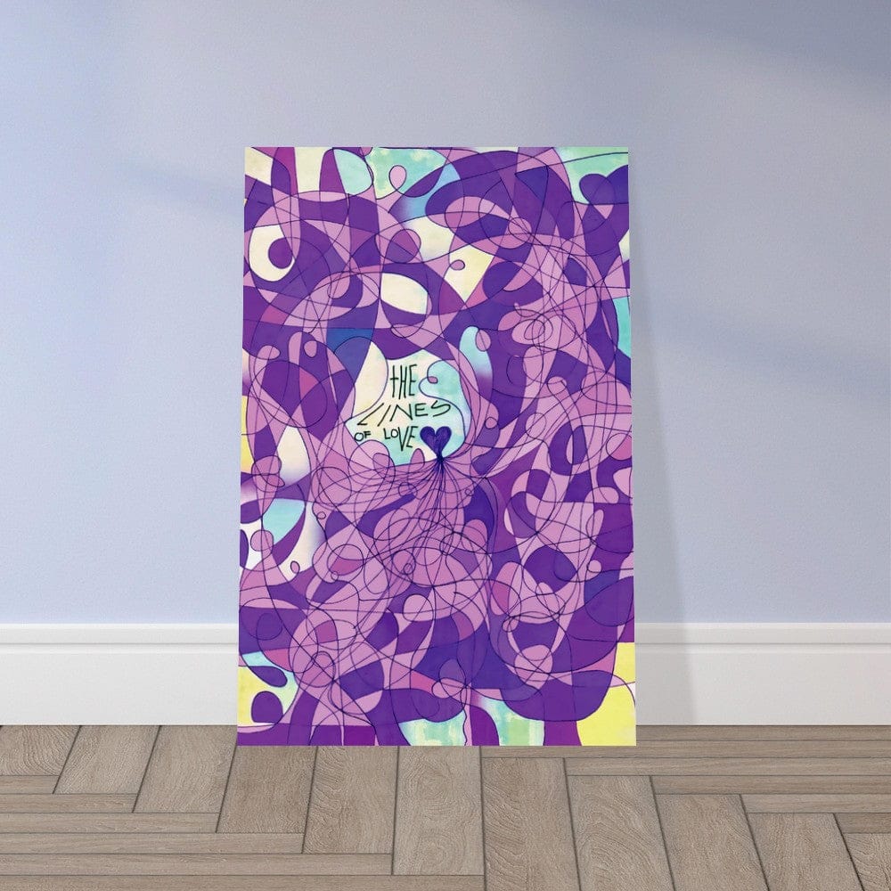The Lines of Love (Color Edition) - Wall art print Art Prints
