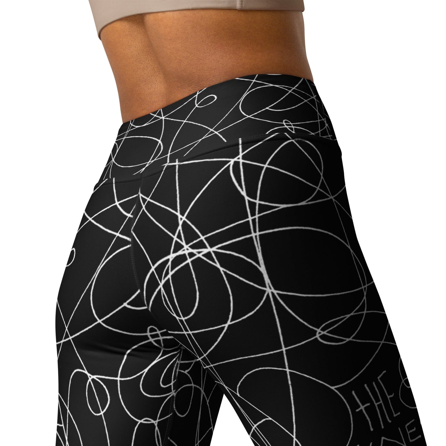 The Lines of Love - Yoga Leggings Yoga Leggings