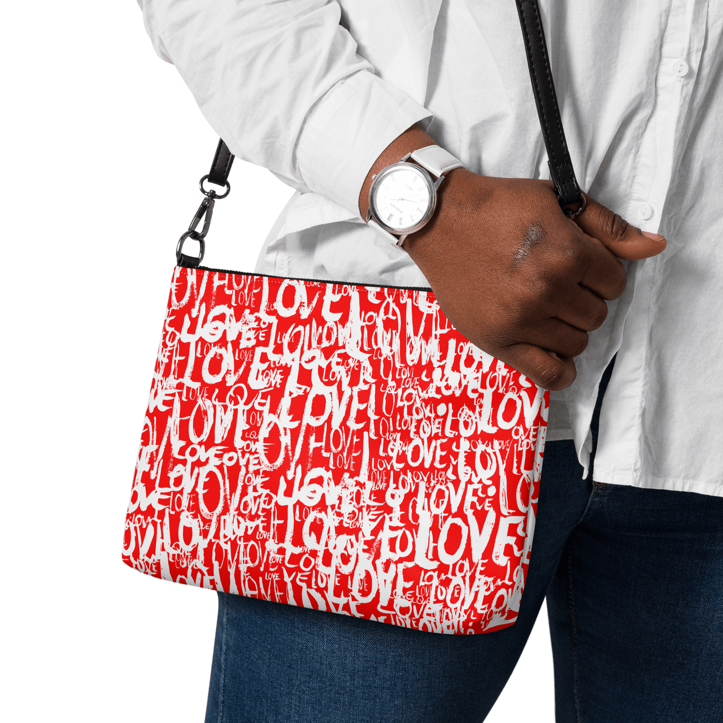 The Love - Abstract Typography Crossbody bag Crossbody bag