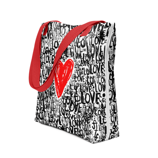 The Love - All Over Print Tote bag Tote Bag Red