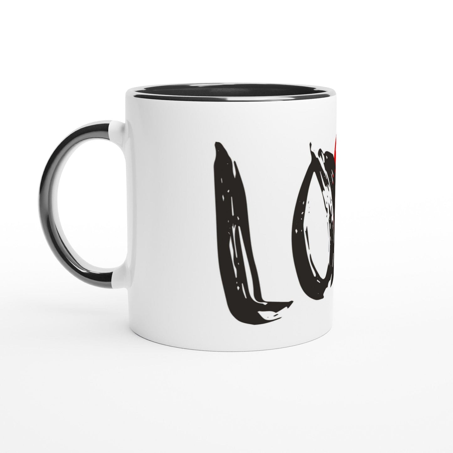 The Love (Black) - 11oz Ceramic Mug Print Material