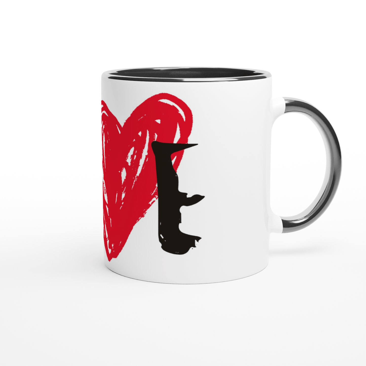 The Love (Black) - 11oz Ceramic Mug Print Material