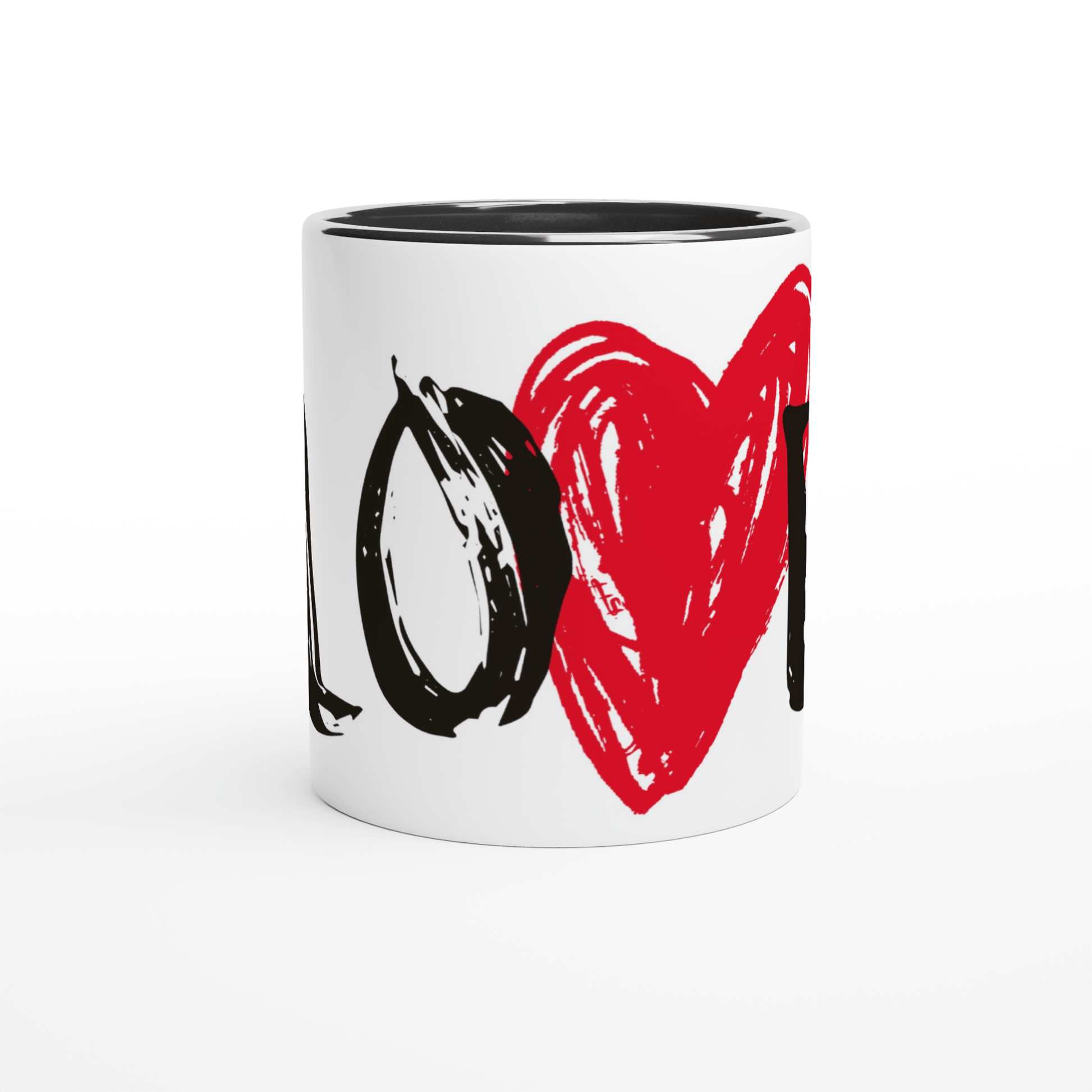 The Love (Black) - 11oz Ceramic Mug Print Material