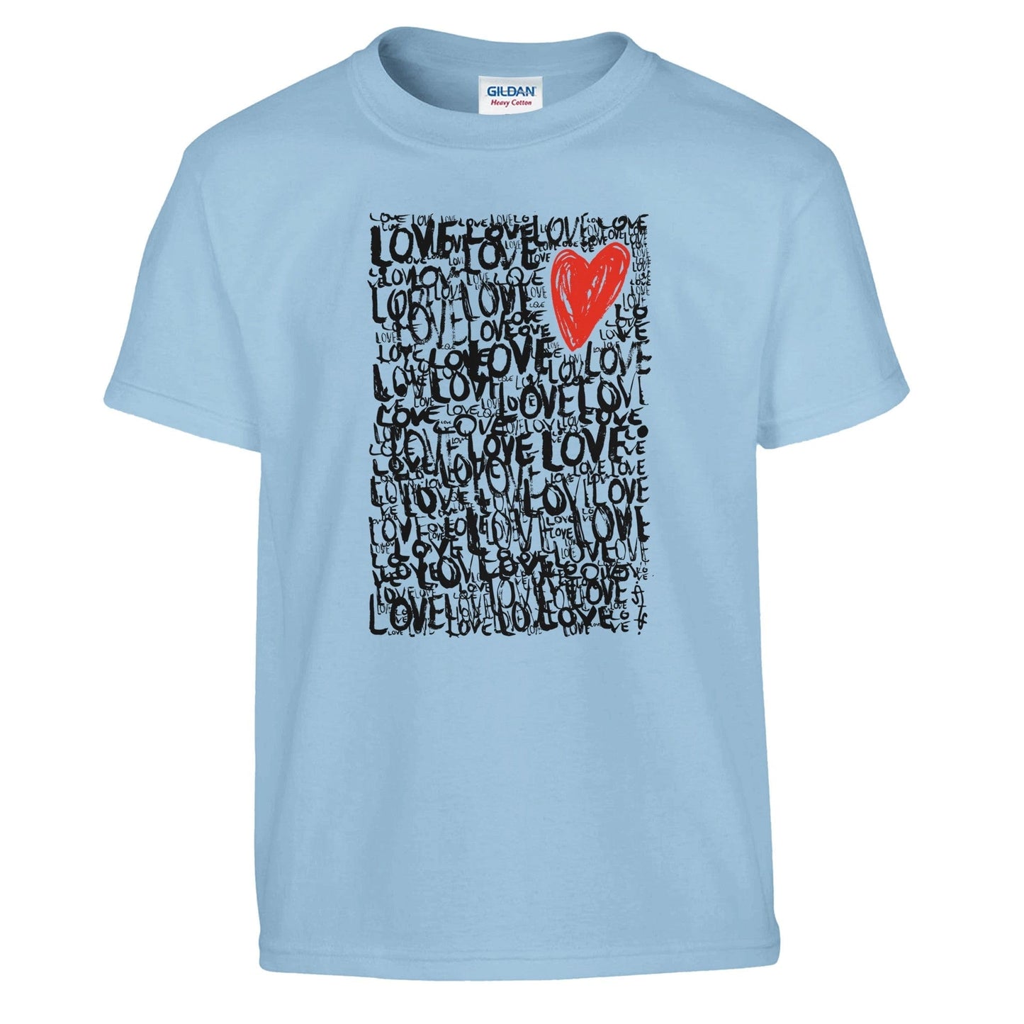 The Love - Classic Kids Crewneck T-shirt apparel Light Blue / S